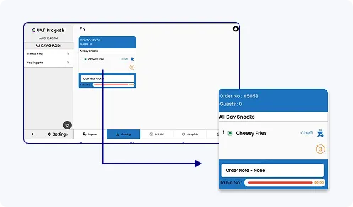 Station-Update Cooking Status