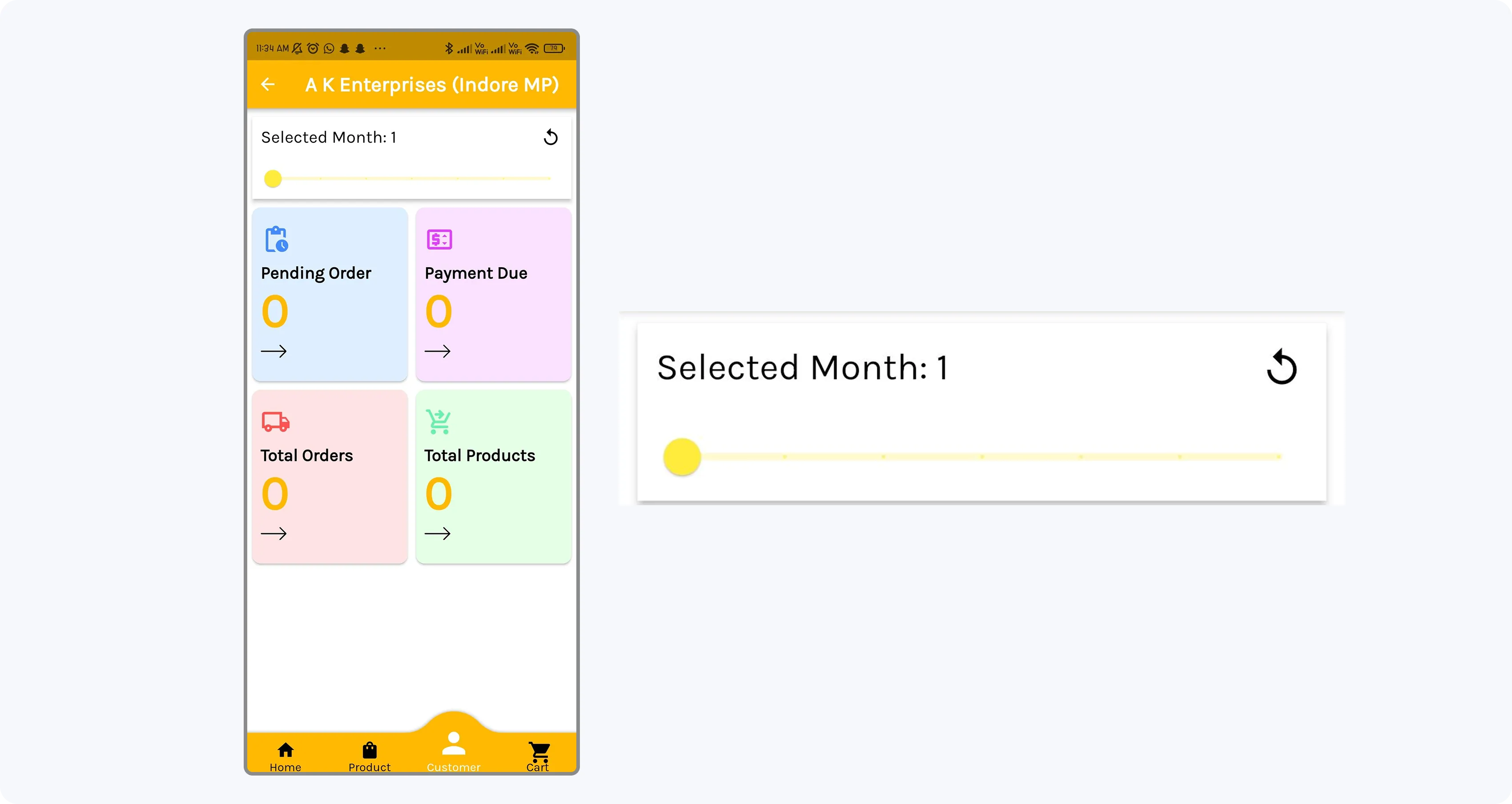 Monthly Customer Data Viewer